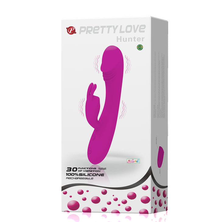 PRETTY LOVE - PAMETNI VIBRATOR Z ZAJCEM 30 LOVSKIH NAČINOV