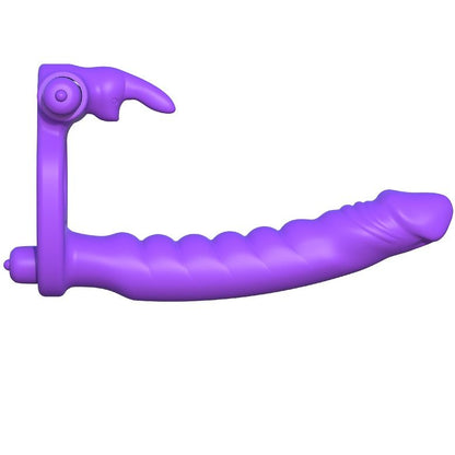 FANTASY C-RINGZ - SILIKONSKI DVOJNI VIBRATOR ZAJEC