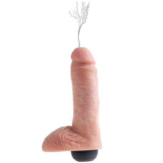 KING COCK - REALISTIČEN NARAVNI PENIS EJAKULATOR 20,32 CM