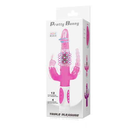 BAILE - PRETTY BUNNY TROJNI VIBRATOR ROTATOR