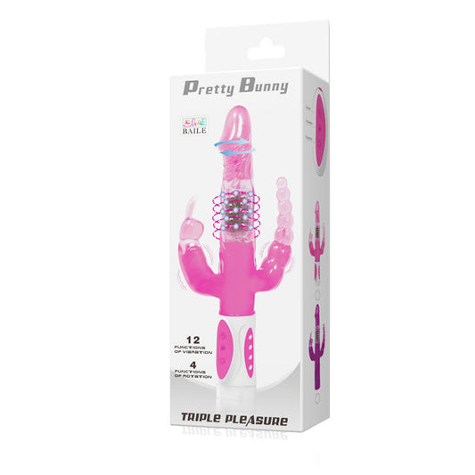 BAILE - PRETTY BUNNY TROJNI VIBRATOR ROTATOR
