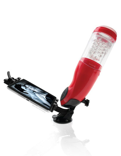 EXTREME TOYZ - PDX MEGA BATOR USB MOŠKI MASTURBATOR USTA RDEČA