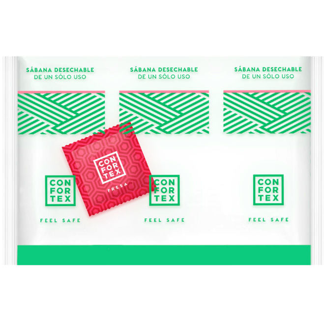 Higienska rjuha Confortex Disposable + Strawberry Condom
