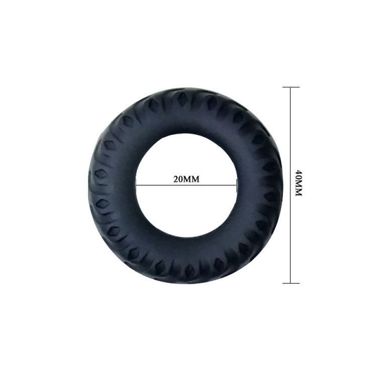 BAILE - TITANSKI PETELINČEK ČRNO ZELEN 2 CM