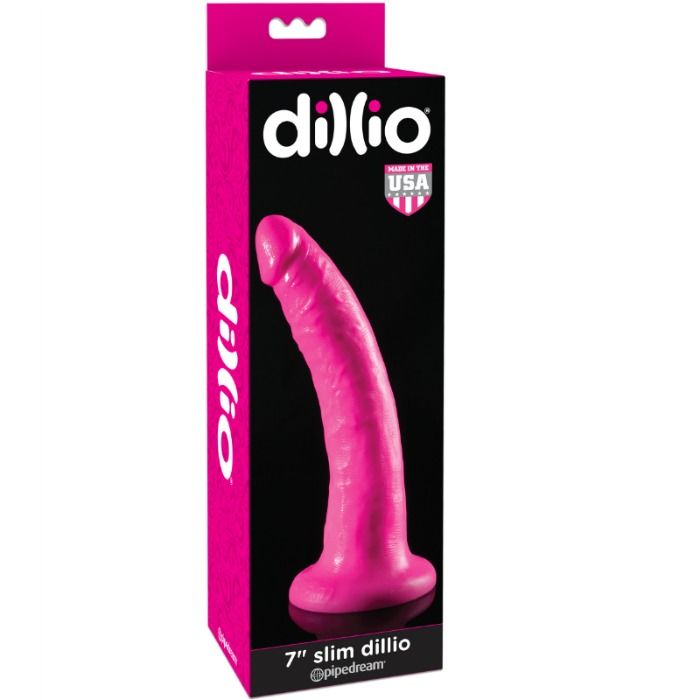 DILLIO - DILDO 17,8 CM - ROZA