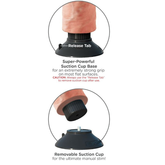 KRALJEVSKI KURAC - 23 CM VIBRACIJSKI KURAC MESO