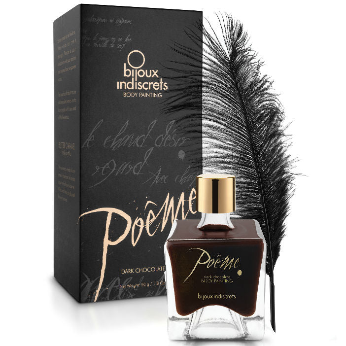 Jedilna barva za telo Bijoux - Poeme Black Chocolate, 50 g
