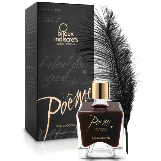 Jedilna barva za telo Bijoux - Poeme Black Chocolate, 50 g