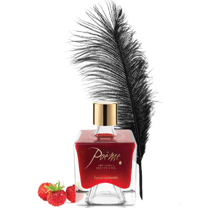Jedilna barva za telo Bijoux - Poeme Wild Strawberry, 50 g