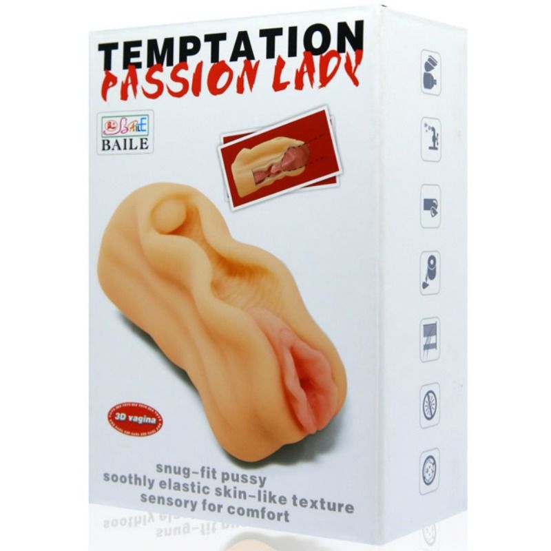 BAILE - MINI MOŠKI MASTURBATOR VAGINA USTNICE DESIGN