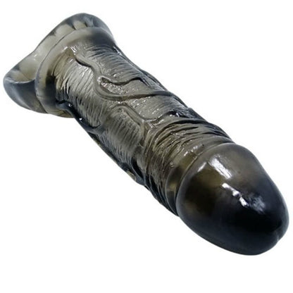 BAILE - PODALJŠEK ZA PENIS S TRAKOM ZA TESTISE 11,5 CM