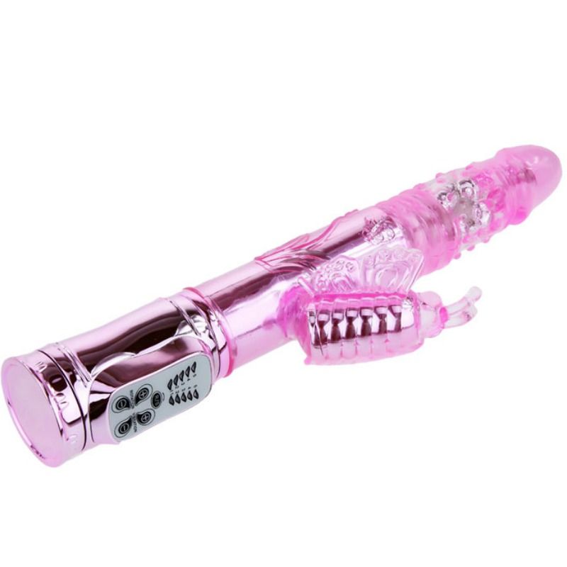 BAILE - AKUMULATORSKI VIBRATOR Z VRTENJEM IN UTRIPAJOČIM STIMULATORJEM MASLENE MIŠICE
