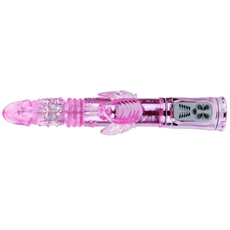 BAILE - AKUMULATORSKI VIBRATOR Z VRTENJEM IN UTRIPAJOČIM STIMULATORJEM MASLENE MIŠICE