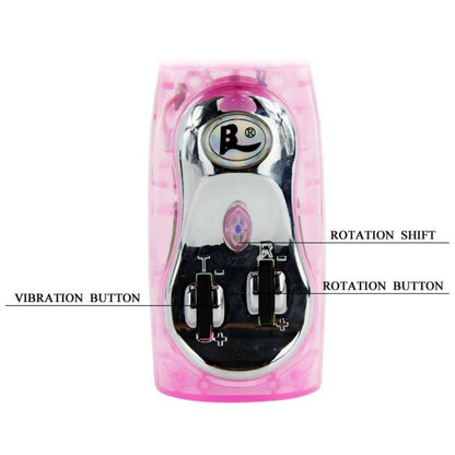BAILE - VIBRATOR Z VRTENJEM IN RABBITOM Z VEČ HITROSTMI IN VEČ VRTENJI