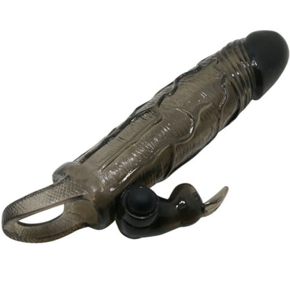 BAILE - POKRIVALO ZA PENIS Z ZAJCEM ČRNO 16,5 CM