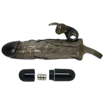 BAILE - POKRIVALO ZA PENIS Z ZAJCEM ČRNO 16,5 CM