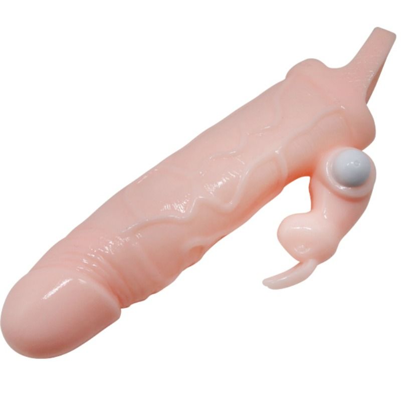 BAILE - POKROVČEK ZA PENIS Z ZAJCEM IN DVOJNIM MOTORJEM 16,5 CM