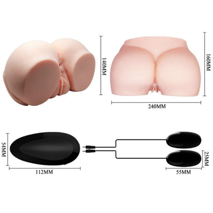CRAZY BULL - REALISTIČNA VAGINA IN ANUS Z VIBRACIJO