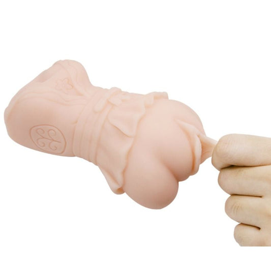 NORI BIK - VODNA KOŽA VAGINA MASTURBATOR Z VIBRIRAJOČIMI KROGLAMI