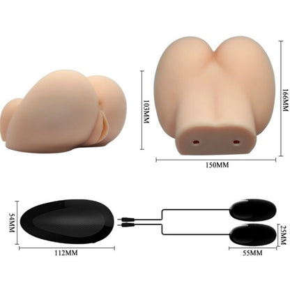 NORI BIK - REALISTIČNA VAGINA IN ANUS Z VIBRACIJO POLOŽAJ 6