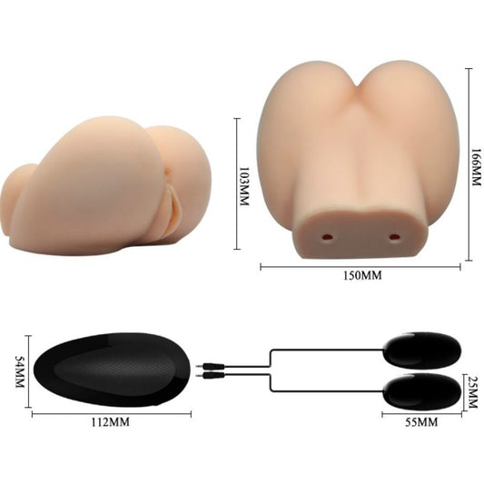 NORI BIK - REALISTIČNA VAGINA IN ANUS Z VIBRACIJO POLOŽAJ 6