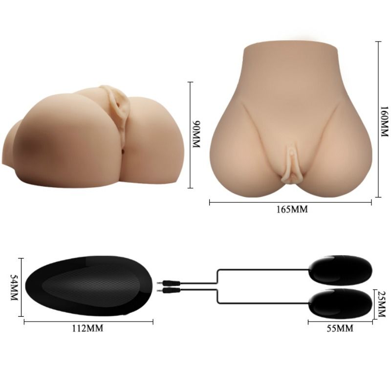 NORI BIK - REALISTIČNA VAGINA IN ANUS Z VIBRACIJO POLOŽAJ 7
