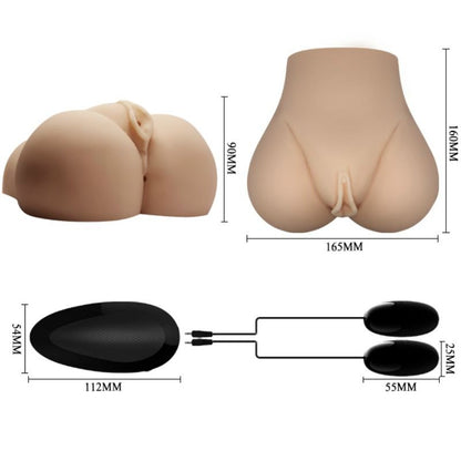 NORI BIK - REALISTIČNA VAGINA IN ANUS Z VIBRACIJO POLOŽAJ 7