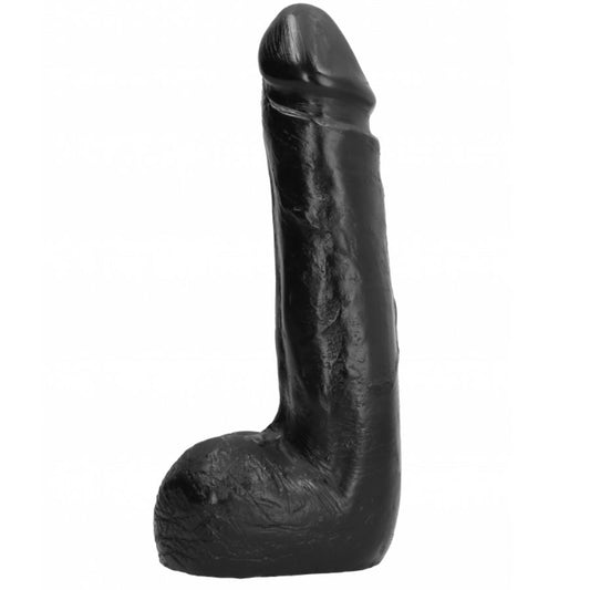 Analni dildo All Black - Soft Dildo, 20 cm