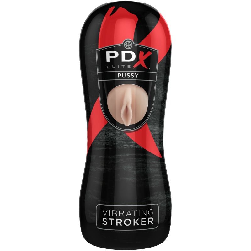PDX ELITE - VIBRACIJSKI PUSSY STROKER