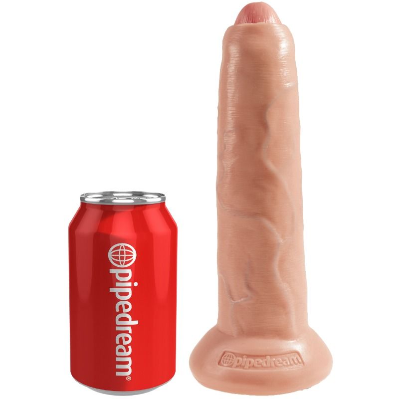 KING COCK - REALISTIČNI DILDO NERAZREZANO MESO 23 CM