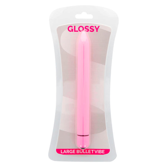 Bullet vibrator Glossy - Large Bullet Vibe, svetlo roza