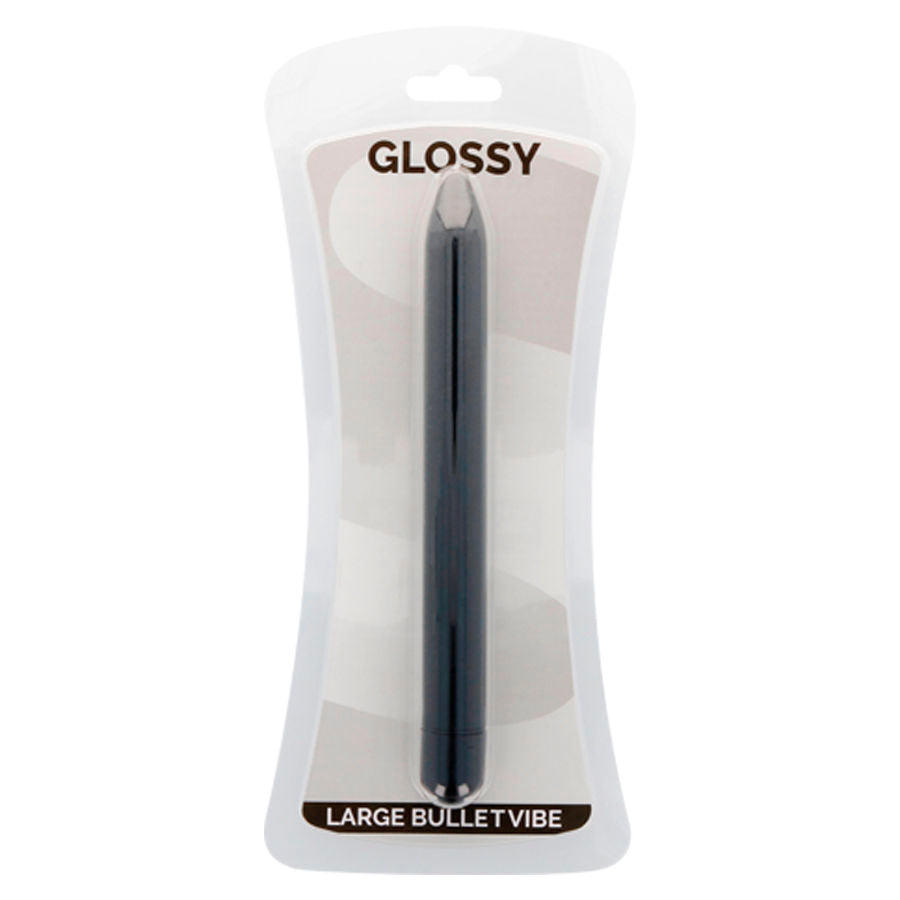 Bullet vibrator Glossy - Large Bullet Vibe, črna