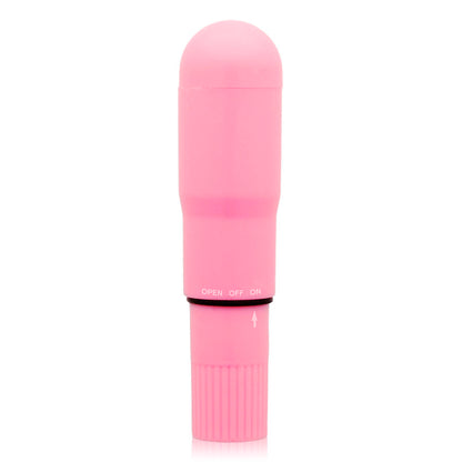 Manjši vibrator Glossy - Pocket Vibrator, svetlo roza