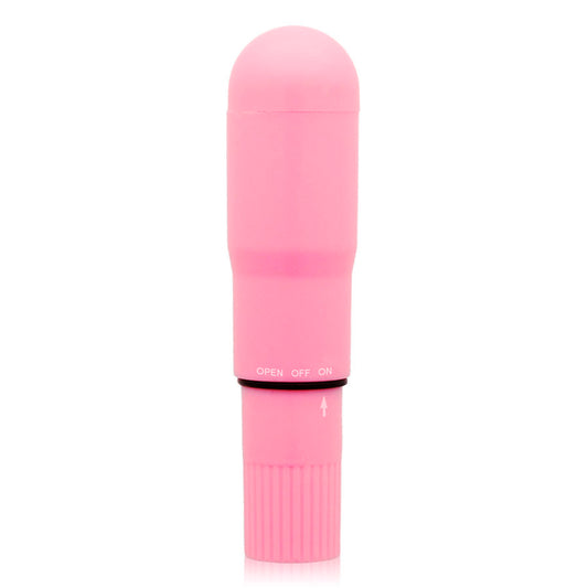 Manjši vibrator Glossy - Pocket Vibrator, svetlo roza
