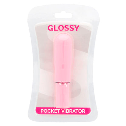 Manjši vibrator Glossy - Pocket Vibrator, svetlo roza