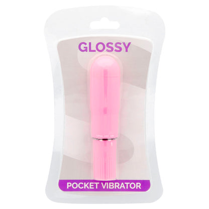 Manjši vibrator Glossy - Pocket Vibrator, roza