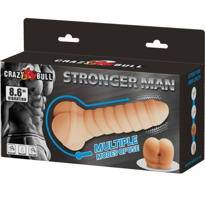CRAZY BULL - VEČNAMENSKI PENIS 21,8 CM