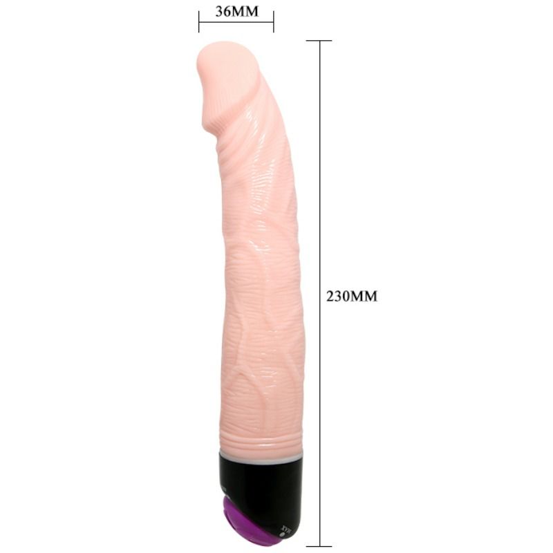 BAILE - ADOUR BAILE - KLUBSKI REALISTIČNI VIBRATOR 23 CM NARAVNI