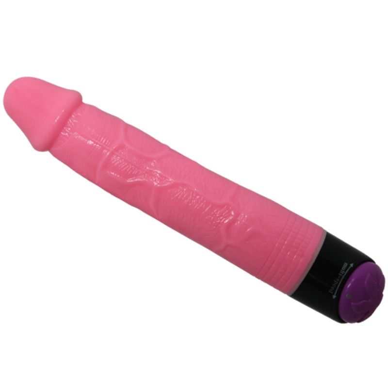 BAILE - BARVNI SEKS REALISTIČNI VIBRATOR ROZA 23 CM