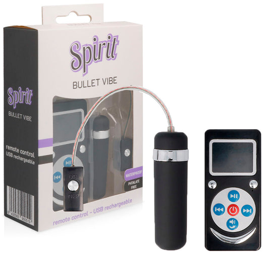 Bullet vibrator Spirit - Bullet Vibe, črna