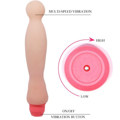 BAILE - FLEXI VIBE ČUTNI VIBRATOR ZA HRBTENICO 22 CM