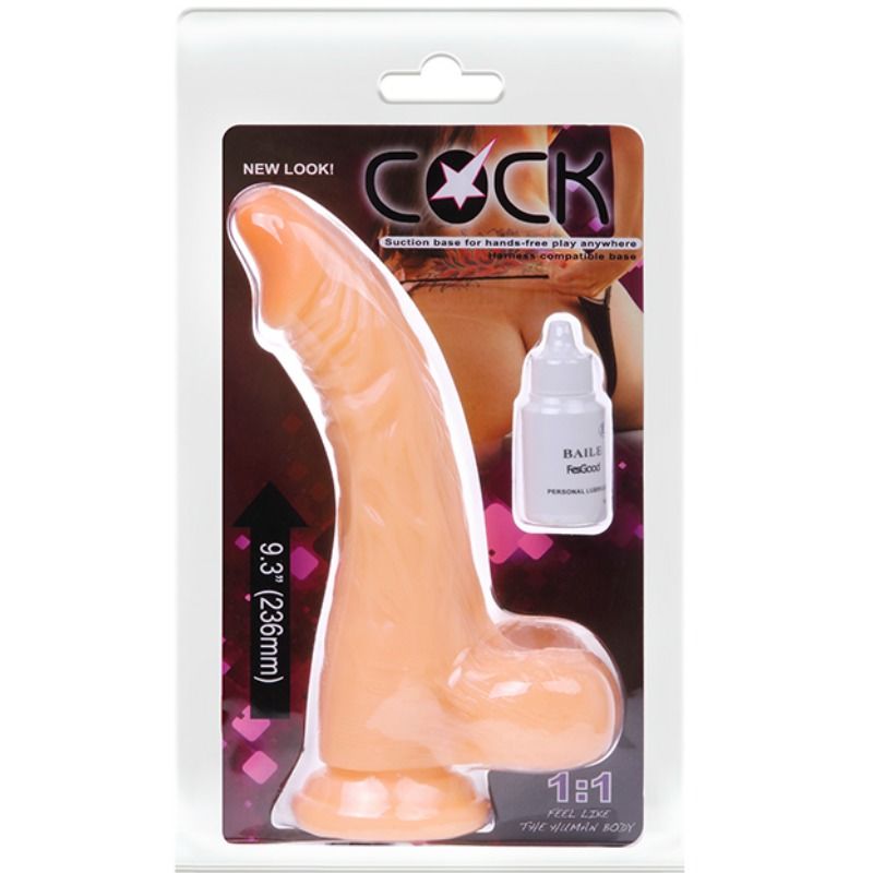BAILE - REALISTIČNI DILDO Z VIBRACIJO