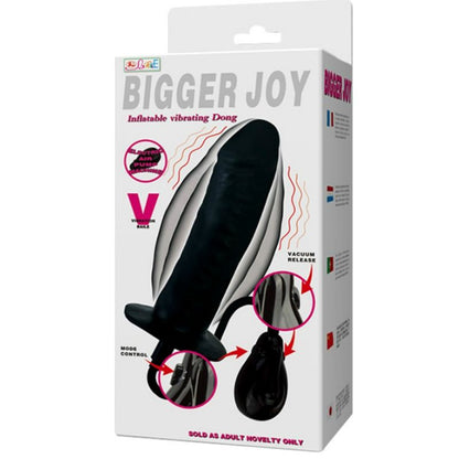 BAILE - BIGGER JOY NAPIHLJIV DILDO Z VIBRACIJO 16 CM