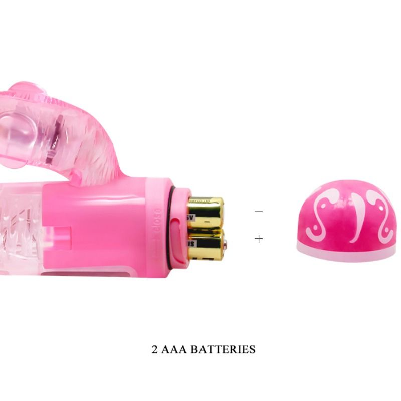 BAILE - VEČHITROSTNI VIBRATOR Z ROZA STIMULATORJEM