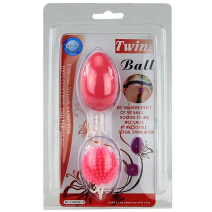 Analne kroglice Baile - Twins Balls, roza