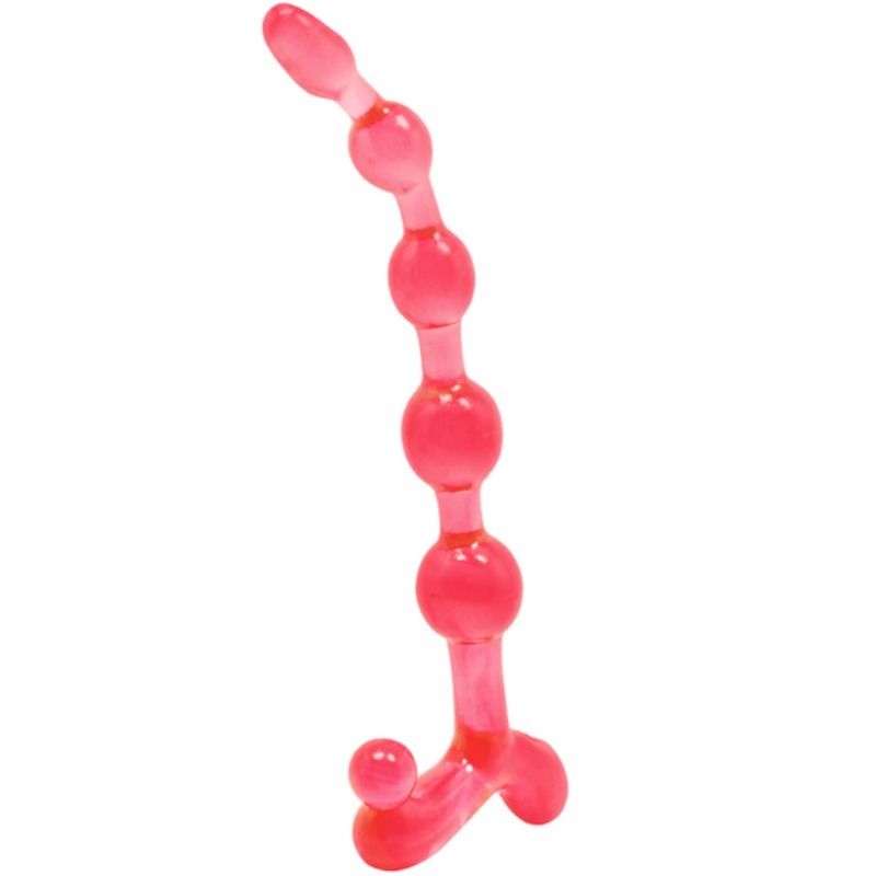 Analne kroglice Baile - Bendy Twist, rdeča