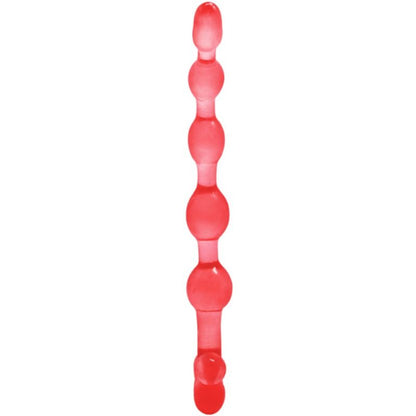 Analne kroglice Baile - Bendy Twist, rdeča
