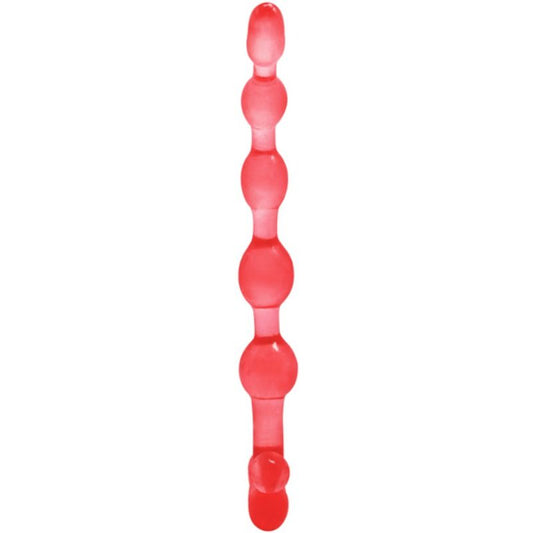 Analne kroglice Baile - Bendy Twist, rdeča