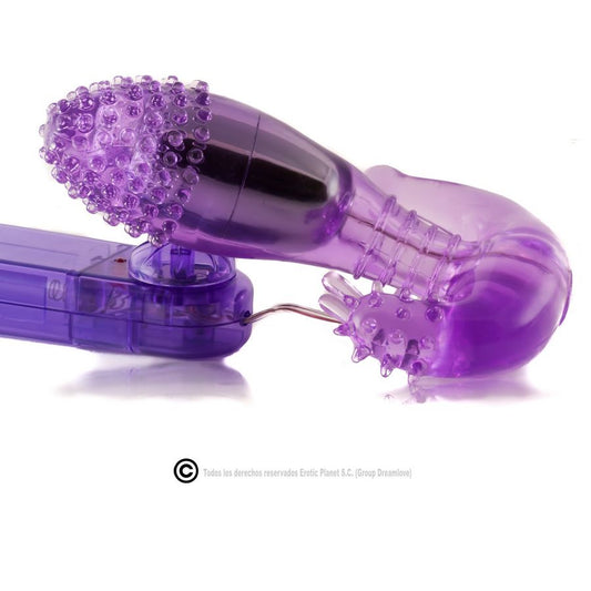 BAILE - LILA VAGINALNI IN ANALNI STIMULATOR Z VIBRACIJO