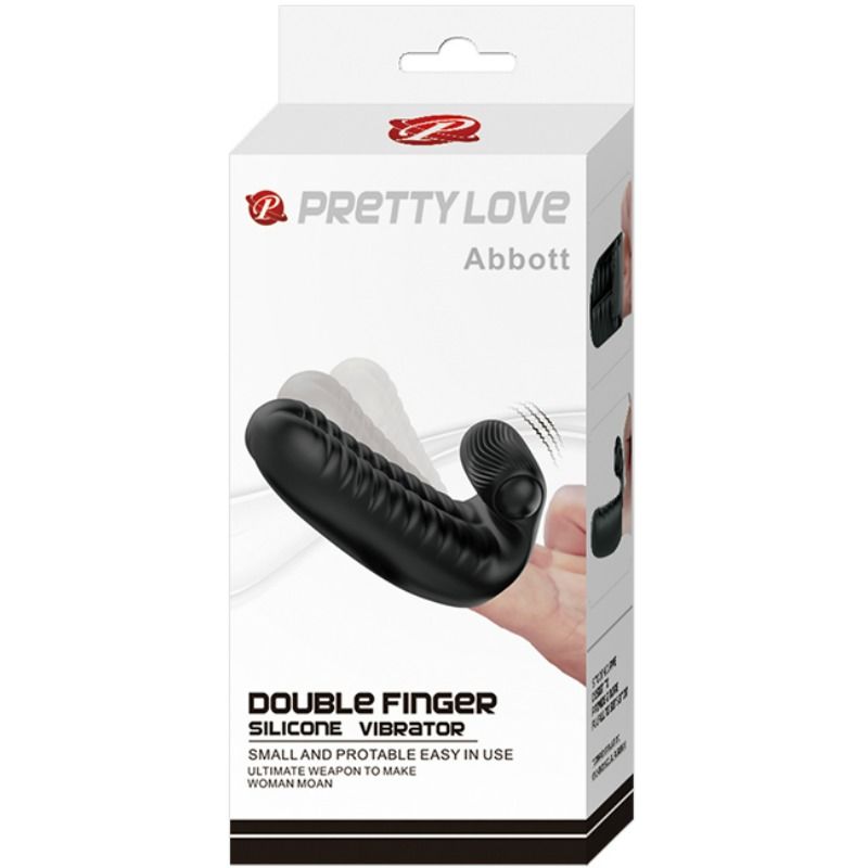 PRETTY LOVE - ABBOTT ČRNI STIMULACIJSKI NAPRSTNIK